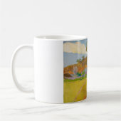 Tahitianische Landschaft (von Paul Gaugin) Kaffeetasse (Links)