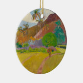 Tahitianische Landschaft (von Paul Gaugin) Keramik Ornament (Rechts)