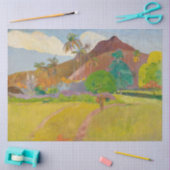 Tahitianische Landschaft (von Paul Gaugin) Seidenpapier (Basteln)