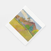 Tahitianische Landschaft (von Paul Gaugin) Serviette (Ecke)