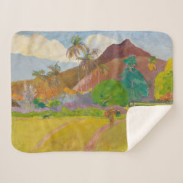 Tahitianische Landschaft (von Paul Gaugin) Sherpadecke