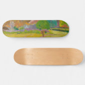 Tahitianische Landschaft (von Paul Gaugin) Skateboard (Horizontal)