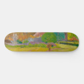 Tahitianische Landschaft (von Paul Gaugin) Skateboard (Horizontal)