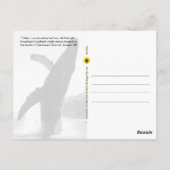 "Tahku"— die Buckelwal-Statue durchbrechen - Postkarte (Rückseite)