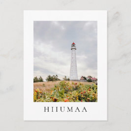 Tahkuna Lighthouse on Hiiumaa island, Estonia Postkarte