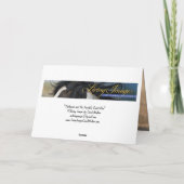 Tahlequah und seine Grußkarte Dankeskarte (Rückseite)