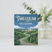 Tahlequah USA Postkarte (Stehend Vorderseite)