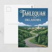 Tahlequah USA Postkarte (Vorne/Hinten)
