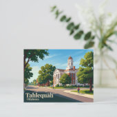 Tahlequah USA Postkarte (Stehend Vorderseite)