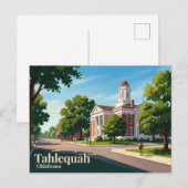 Tahlequah USA Postkarte (Vorne/Hinten)