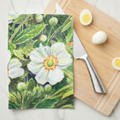 Tahlias Windblumen - Geschirrtuch (Viertel Falte)