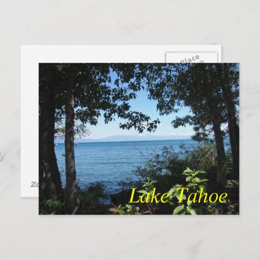 Tahoe Blue Postcard Postkarte (Vorne/Hinten)