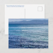 Tahoe Blues Postcard Postkarte (Vorne/Hinten)