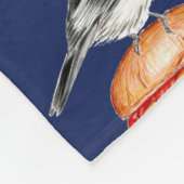 Tahoe Cheeseburger Bird Chickadee Fleecedecke (Ecke)