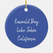 Tahoe Christmas Tree Ornament (Hinten)