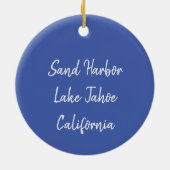 Tahoe Christmas Tree Ornament (Hinten)