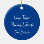 Tahoe Christmas Tree Ornament (Hinten)