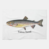 Tahoe Forelle-Fische Handtuch (Horizontal)