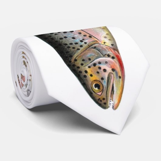Tahoe Forelle-Fische Krawatte (Gerollt)
