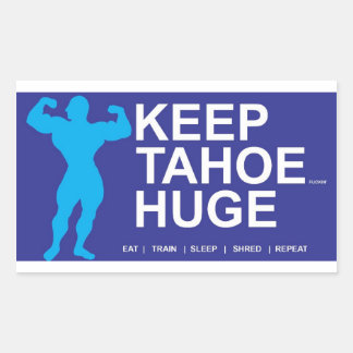 Tahoe Huge Rechteckiger Aufkleber