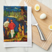 Tahoe Lake Region Küchentuch (Viertel Falte)