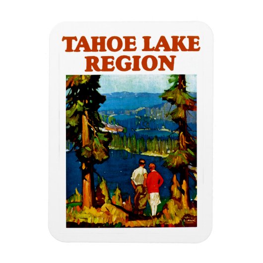 Tahoe Lake Region Magnet (Vertikal)