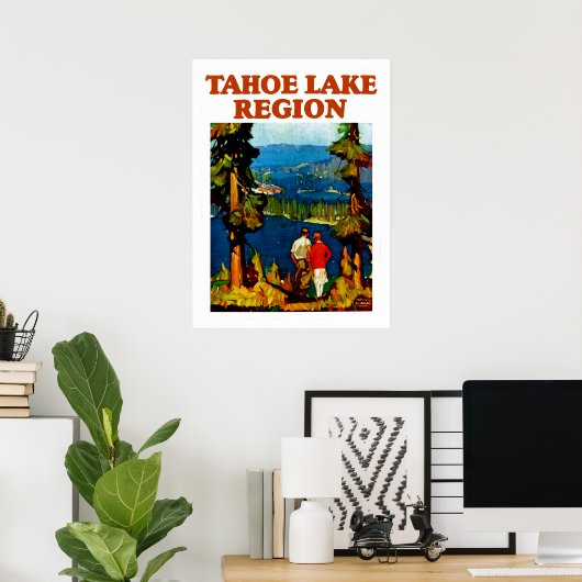 Tahoe Lake Region Poster (Heimbüro)