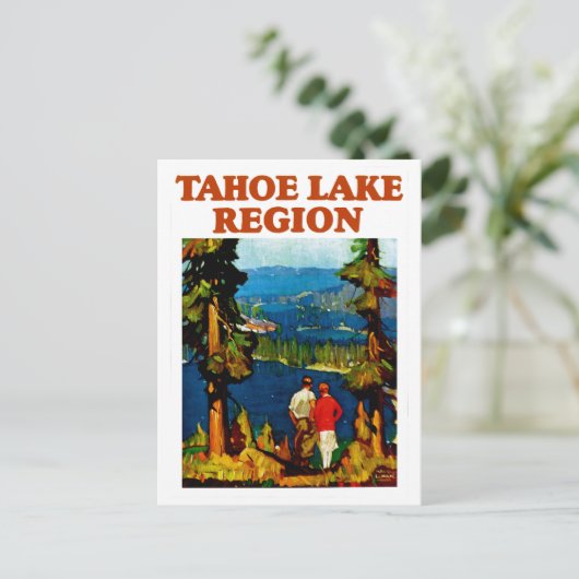 Tahoe Lake Region Postkarte (Stehend Vorderseite)
