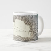 Tahoe-Landkarte Jumbo-Tasse (Vorderseite Rechts)