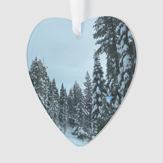 Tahoe Liebe Ornament (Vorderseite)
