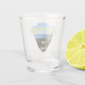 Tahoe Rim (Pfeilspitze) Schnapsglas (Rückseite)
