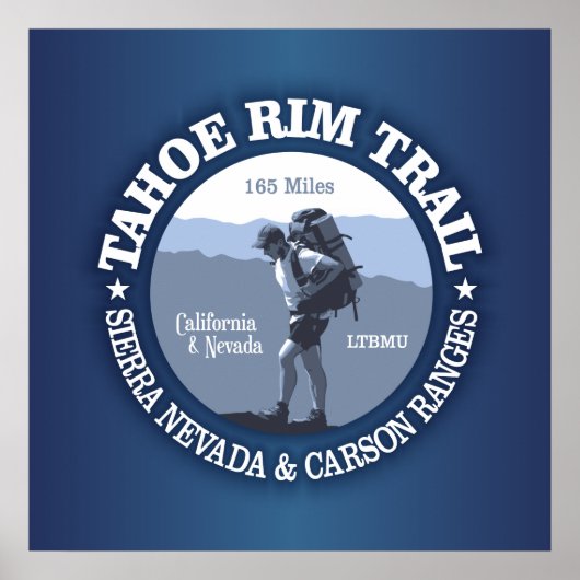 Tahoe Rim Trail Poster (Vorne)