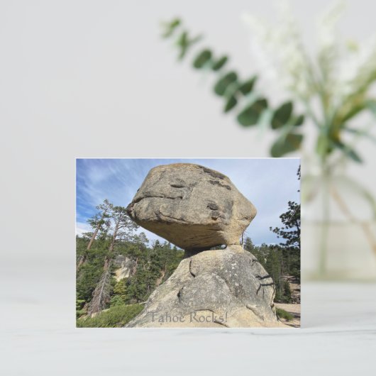 Tahoe Rocks! Postkarte (Stehend Vorderseite)