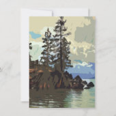 Tahoe Sand Harbour Flat Greeting Card Karte (Vorderseite)