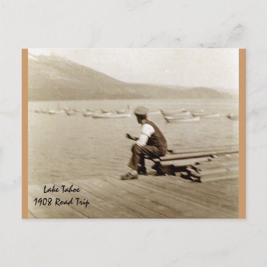 Tahoe-See - 1908 Postkarte (Vorderseite)