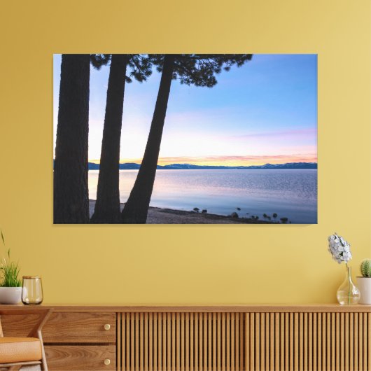 Tahoe Sunrise Leinwanddruck (Insitu (Wohnzimmer))