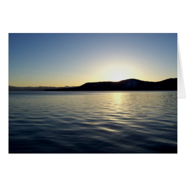 Tahoe Sunset (Vorderseite (Horizontal))