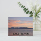 Tahoe SunSet 1 Postkarte (Stehend Vorderseite)