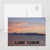 Tahoe SunSet 1 Postkarte (Vorne/Hinten)