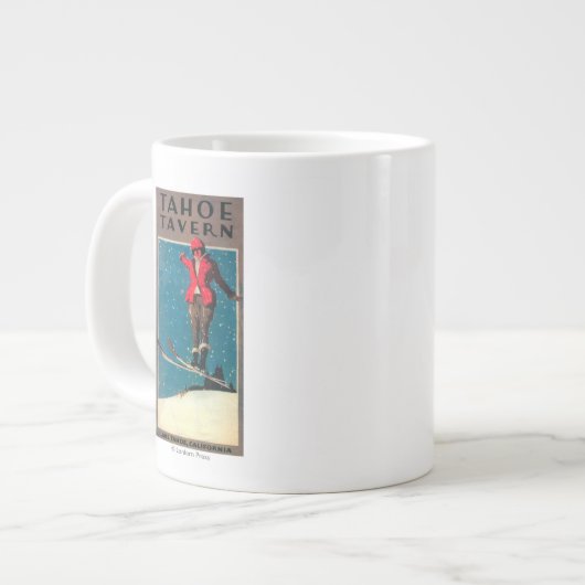 Tahoe Tavernepromo-Plakat Jumbo-Tasse (Vorderseite Links)