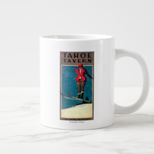 Tahoe Tavernepromo-Plakat Jumbo-Tasse (Rechts)