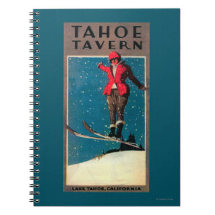 Tahoe Tavernepromo-Plakat Notizblock