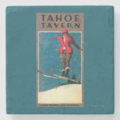Tahoe Tavernepromo-Plakat Steinuntersetzer (Vorderseite)