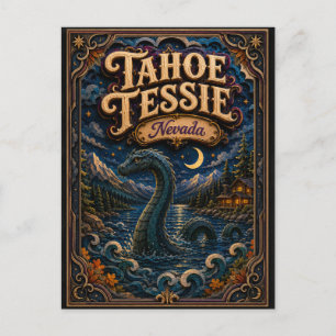 Tahoe Tessie Nevada Popcut Legenden Postkarte