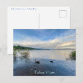 Tahoe Vibes Postcard Postkarte (Vorne/Hinten)