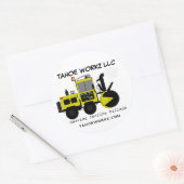 Tahoe Workz LSC Snow Removal Services Runder Aufkleber (Umschlag)