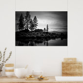 Tahoes Himmlisches Glas Poster (Küche)