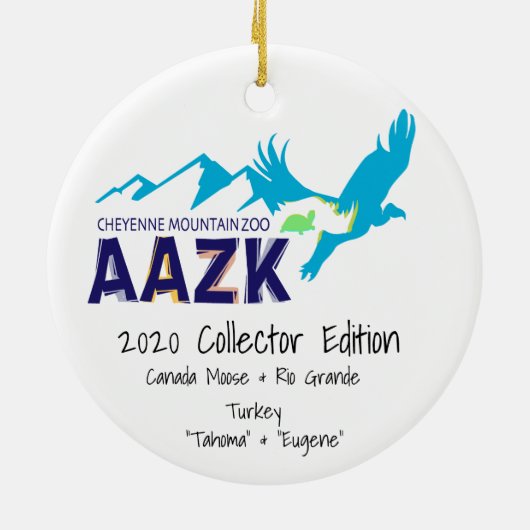 Tahoma & Eugene 2020 Keramik Ornament (Hinten)