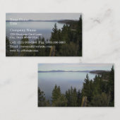 Tahosee mit Kiefern Visitenkarte (Vorne/Hinten)