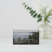 Tahosee mit Kiefern Visitenkarte (Stehend Vorderseite)